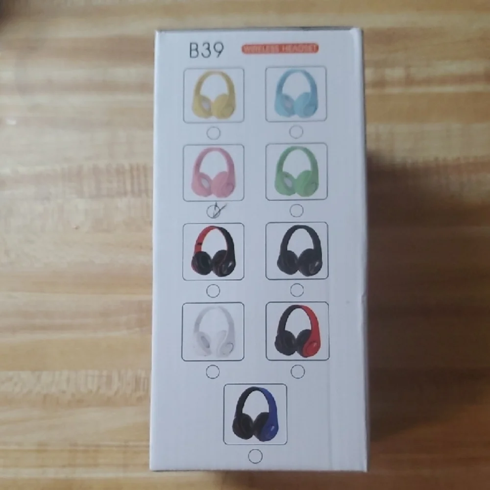 B39 Wireless Headset PINK/WHITE - Picture 5 of 6